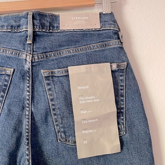 EVERLANE Cheeky Split Hem Jean - Picture 9 of 12